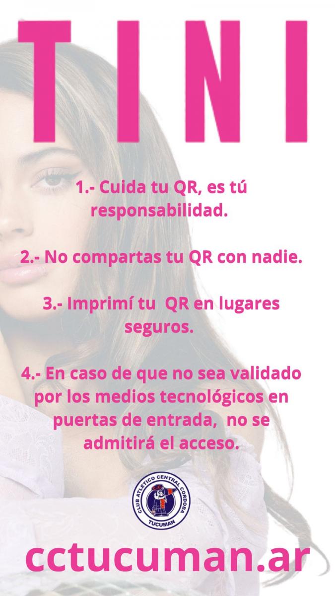 Exclusivo suscriptores: ¡Participá y ganá entradas para el show de Tini!