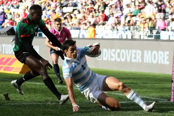 Mundial de seven: Los Pumas derrotaron a Kenia y se cruzan ante All Blacks en cuartos de final