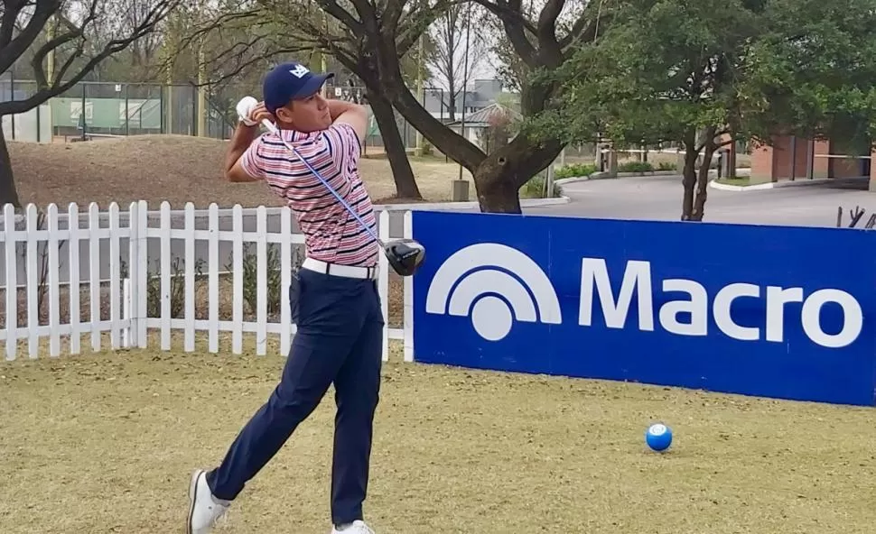 BUEN COMIENZO. Contini hizo valer la experiencia adquirida en el Korn Ferry Tour. Fotos Prensa Jockey Club