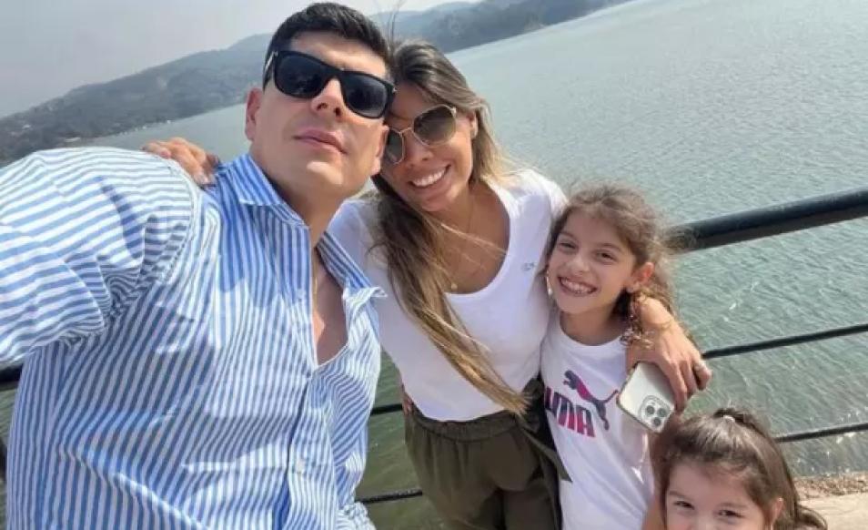 Lampe y su familia en El Cadillal.