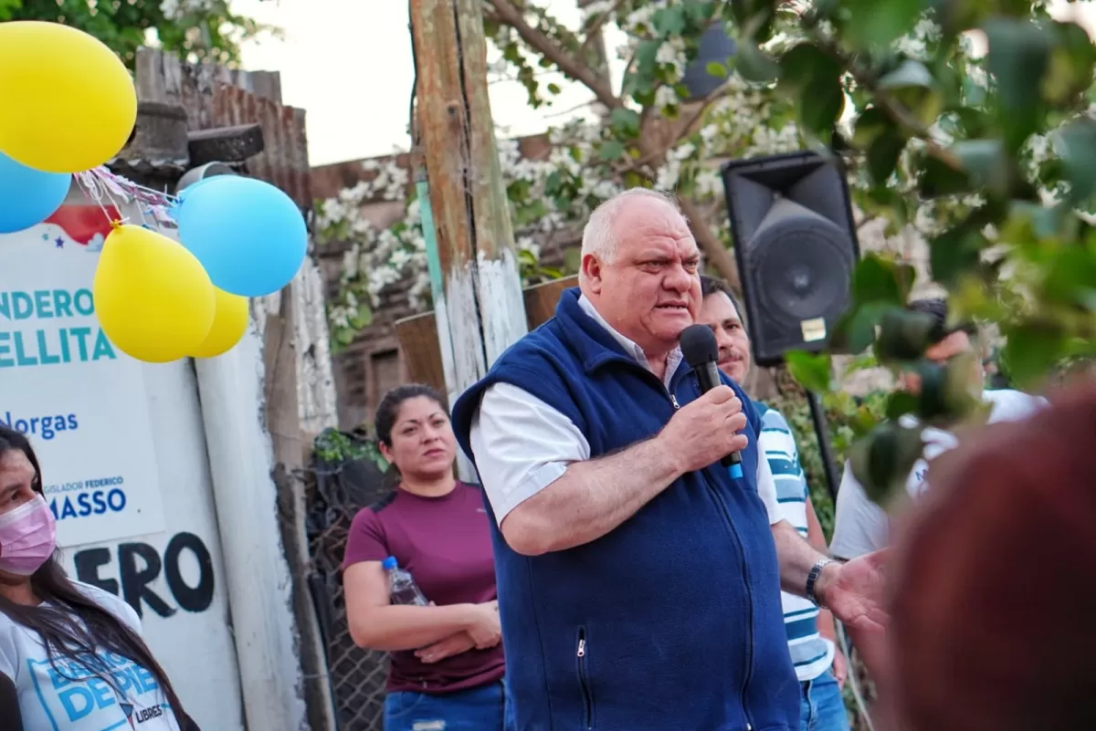 Federico Masso, en el barrio Norgas