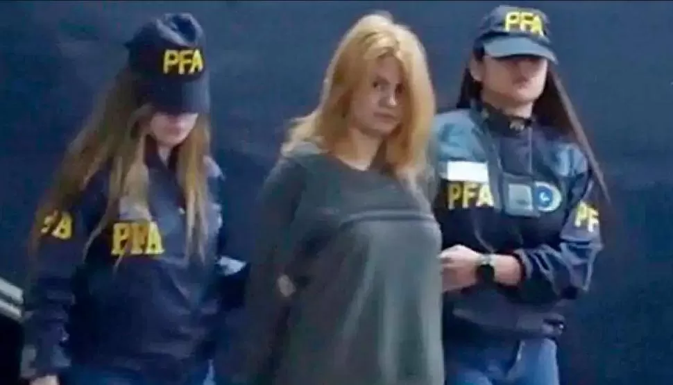 BRENDA ULIARTE. La joven está detenida. 