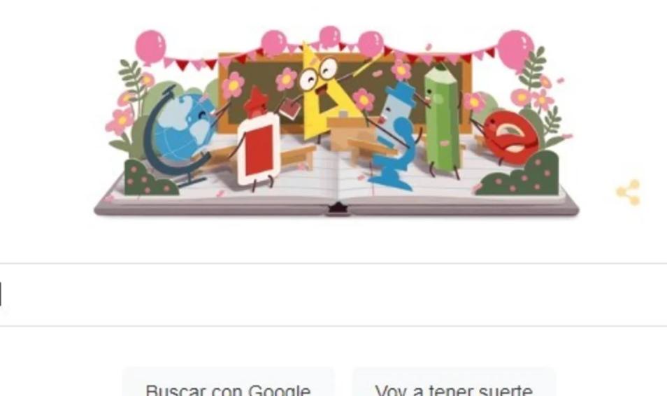 El doodle de Google.