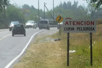 Curva peligrosa en La Rinconada: “A más de 100 km/h te vas a la banquina”