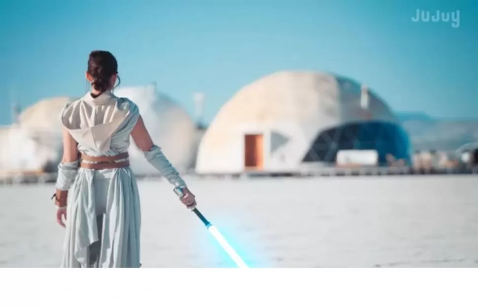 COMO EN STAR WARS. En los domos se filmó la publicidad que promociona a Jujuy.