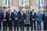 Osvaldo Jaldo y otros gobernadores se reunieron con el embajador de EEUU, Marc Stanley