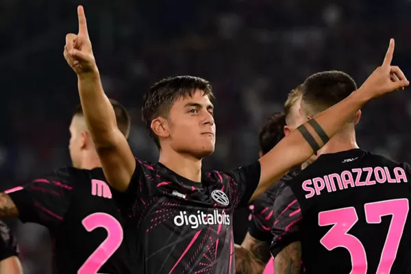 Dybala abrió el camino en la goleada de Roma sobre HJK Helsinki