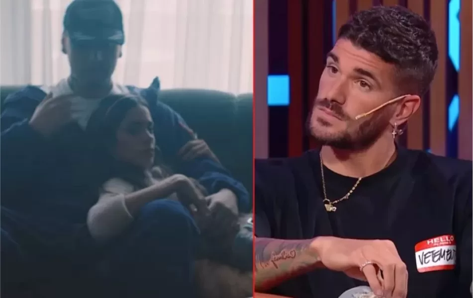 La reacción de Rodrigo De Paul luego de ver el beso apasionado de Tini con Tiago PZK