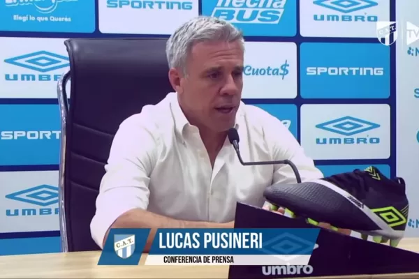 Lucas Pusineri: estamos en la pelea y el equipo está compacto, dijo el DT de Atlético