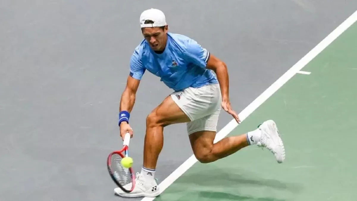 NO PUDO. Baez, en su partido ante Croacia / Foto: AAT