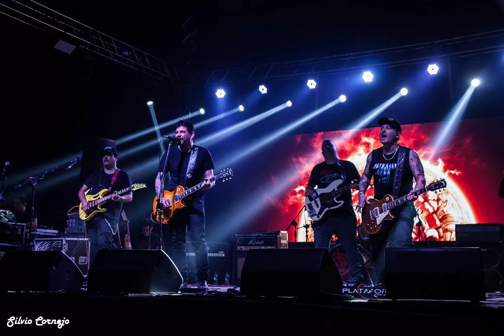 SONIDO CONTUNDENTE. Nagual cultiva un estilo rockero que está influenciado por La Renga y Almafuerte. FOTO DE SILVIO CORNEJO
