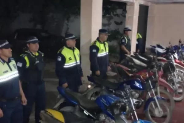 Secuestraron 40 motocicletas en operativos preventivos en el sur provincial