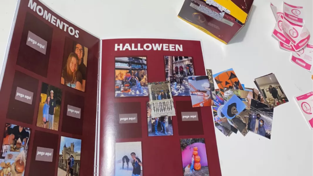 Álbum de figuritas del Mundial: una joven le hizo uno al novio pero con fotos suyas