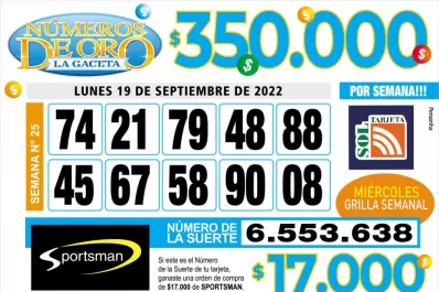 Los Números de Oro de LA GACETA