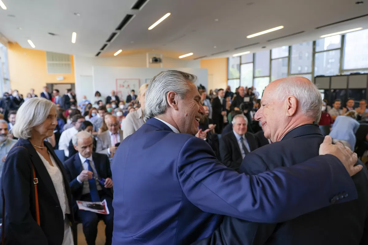 ALBERTO FERNÁNDEZ en Nueva York. 