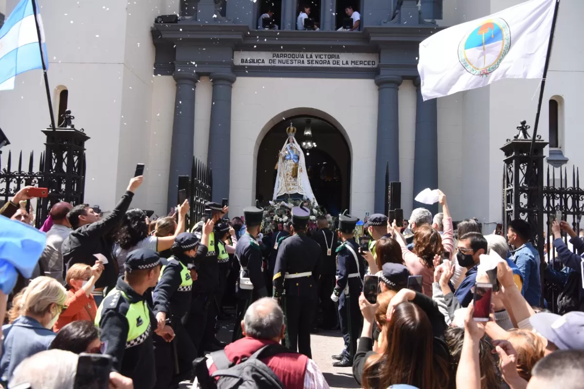 VIRGEN DE LA MERCED. Los tucumanos participan de las celebraciones.