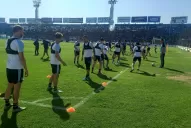 Atlético Tucumán entrenó a puertas abiertas y los hinchas coparon las tribunas