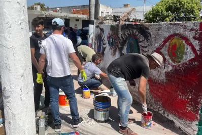 Meta Tucumán logró otra transformación cultural: intervinieron la zona del CEF18