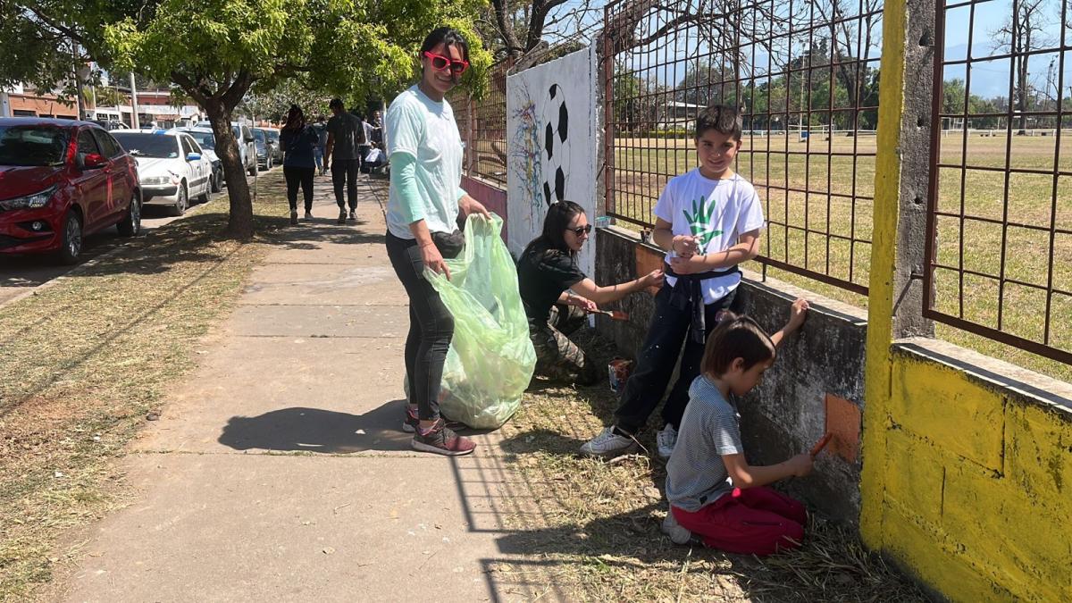 Meta Tucumán logró otra transformación cultural: intervinieron la zona del CEF18