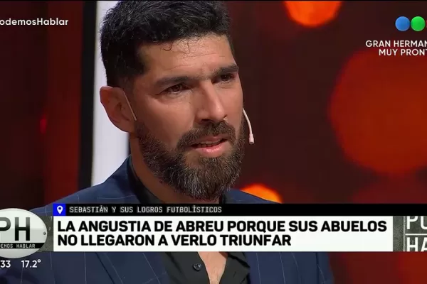 El Loco Abreu quebró en llanto al recordar los regalos y la ausencia de sus abuelos: no pude disfrutarlos