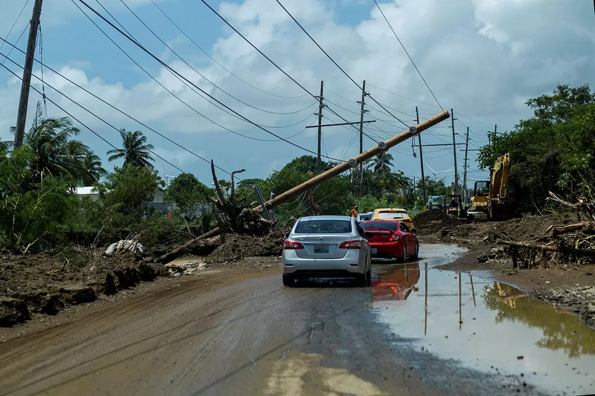 El 40% de Puerto Rico quedó sin energía eléctrica