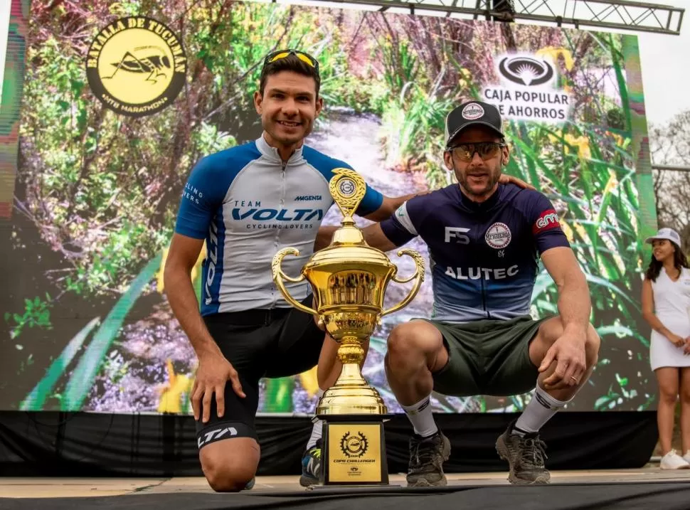 FUERON LOS MEJORES. Darío Gasco y Felipe Sundblad, felices luego del triunfo, 