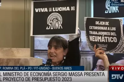 Sergio Massa y Romina del Plá tuvieron un fuerte cruce por la crisis del neumático