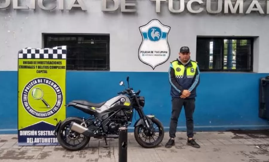 MOTO RECUPERADA EN YERBA BUENA. 