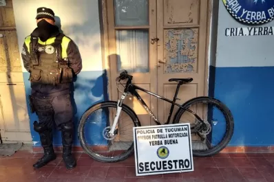 Sorpresivo ataque: un menor robó una bicicleta y fue detenido por policías