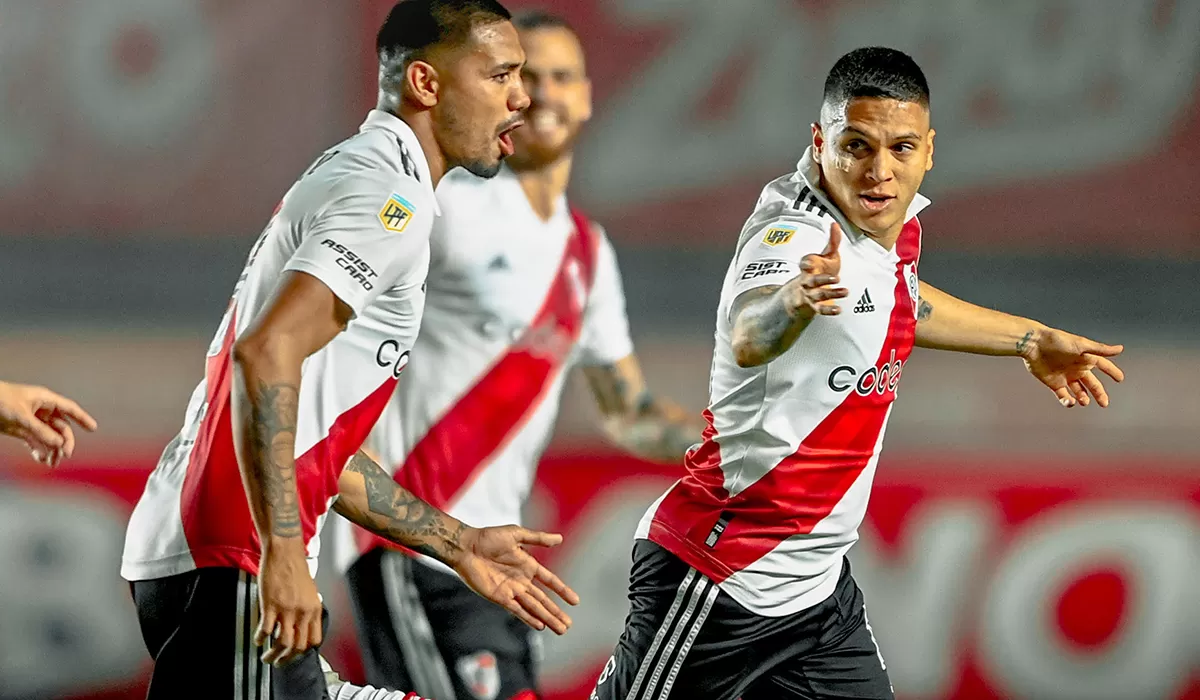 VICTORIA CÓMODA. Con goles desde el banco, River despachó a Argentinos por 3 a 0.