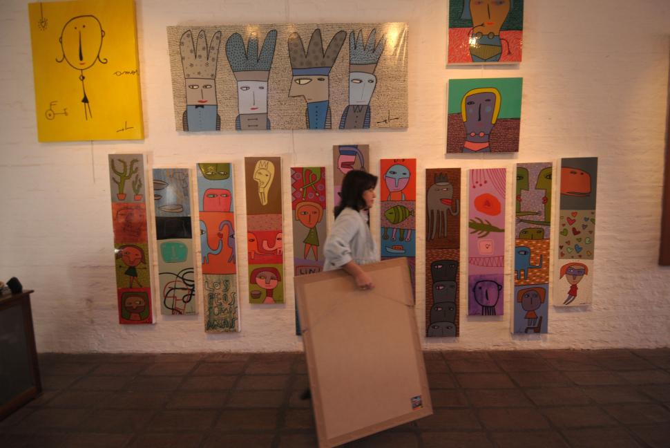 UNA MUESTRA DE LA GALERÍA. Hoy la venta de arte supone la mitad del negocio que montaron Sabeh y Forenza. 
