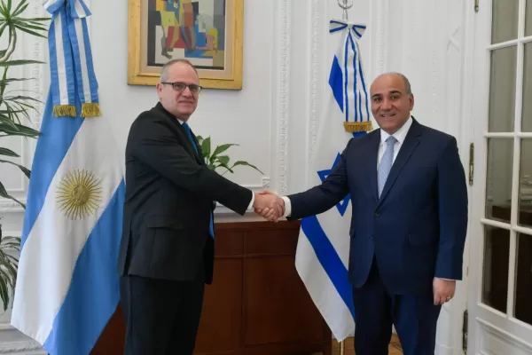 Manzur recibió en la Casa Rosada al nuevo embajador de Israel en Argentina