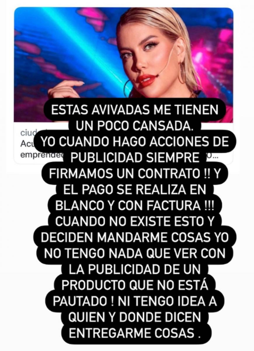 Wanda Nara furiosa tras ser acusada de estafadora por una emprendedora: “Estas avivadas me tienen cansada”