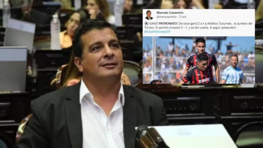 Insólito: un diputado nacional, hincha de Patronato, presentó un proyecto para salvar a su equipo del descenso