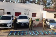 Seis detenidos en un control de Gendarmería: viajaban a Tucumán con 48 kilos de cocaína