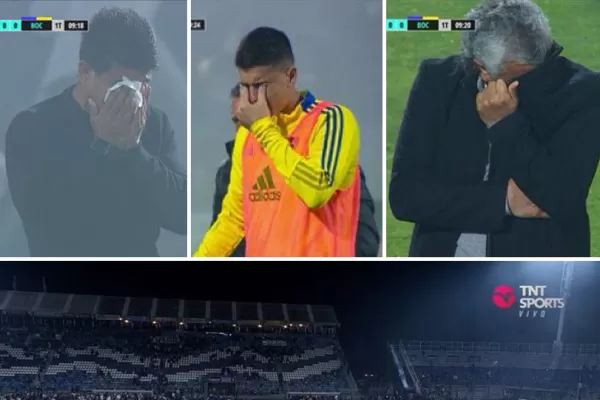 Gimnasia-Boca: incidentes y partido suspendido en La Plata