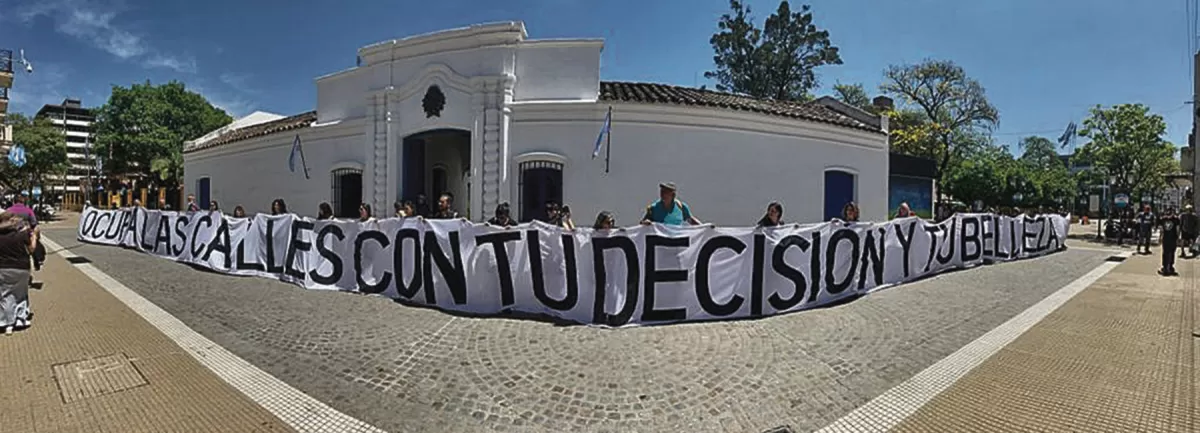 Repararon la obra dañada en la Casa Histórica.