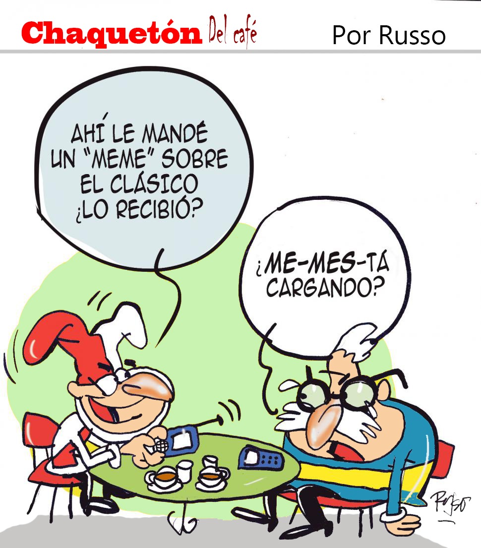 RUSSO. Además de su vigente Chaquetón, publicó la tira protagonizada por Chapita, otro personaje netamente local.