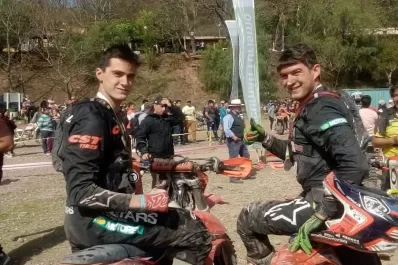 Los hermanos Mercado ganaron el Transmontaña de enduro