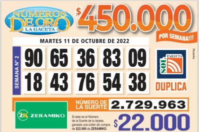 Los Números de Oro de LA GACETA