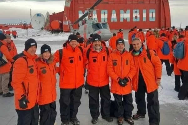 Pagani, en la Antártida