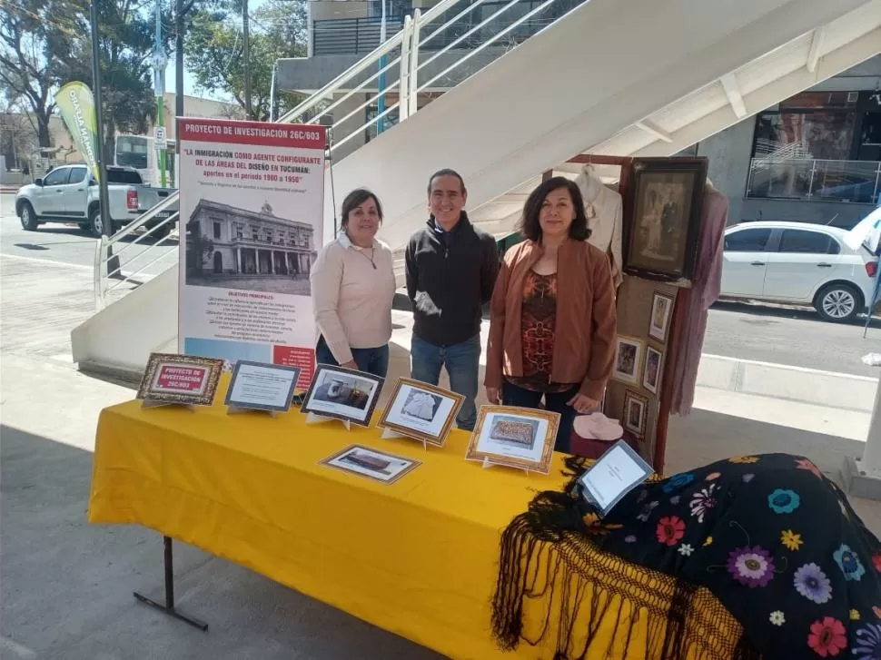 PUESTO. El proyecto hizo presencia en la Fiesta de las Colectividades. 
