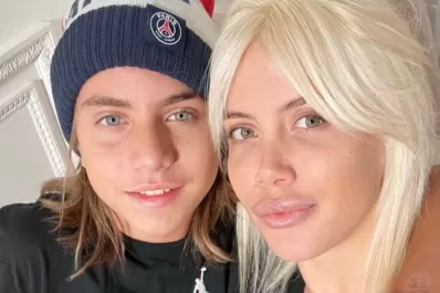 El hijo mayor de Wanda Nara trató de payaso a L-Gante