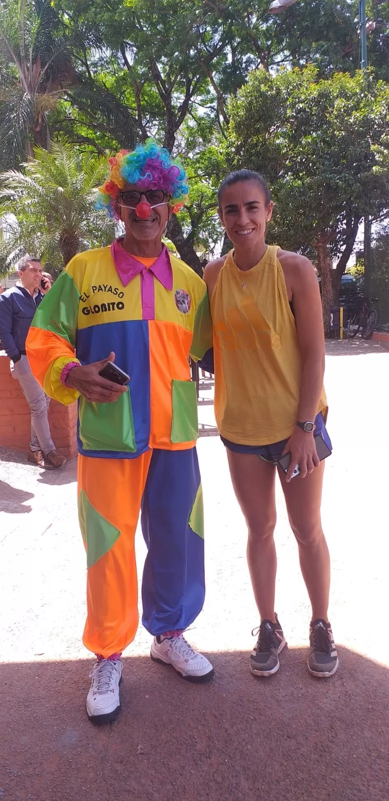 CON LA UNO. “Globito” se sacó una foto con Ormaechea. 