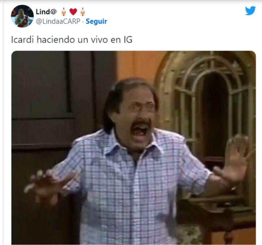 Los mejores memes en las redes tras el polémico vivo de Mauro Icardi