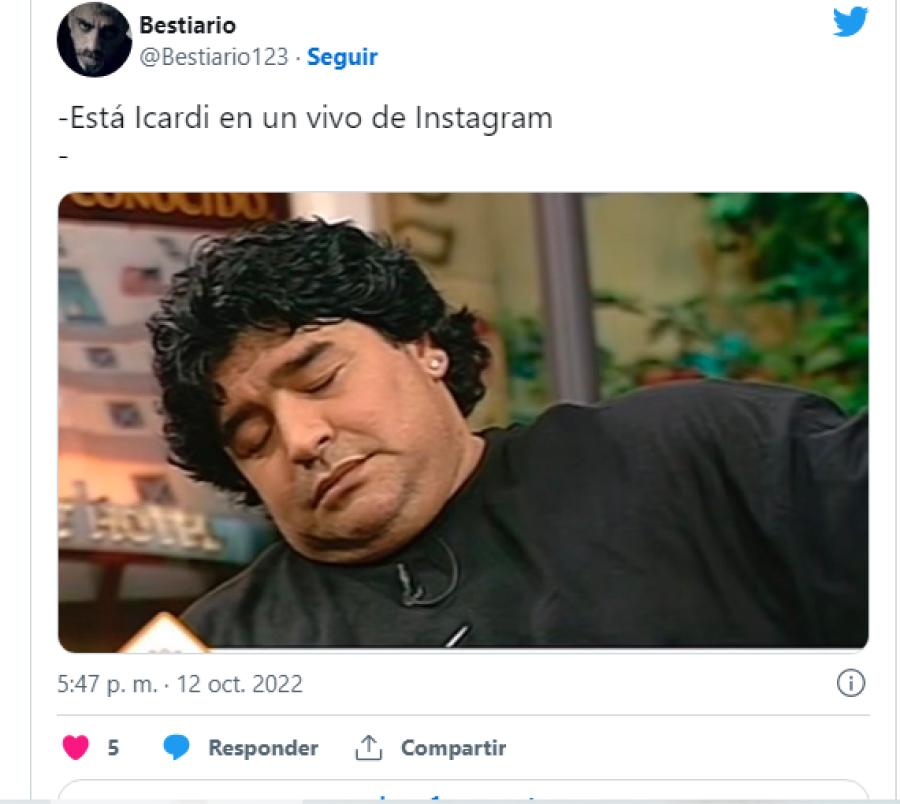 Los mejores memes en las redes tras el polémico vivo de Mauro Icardi