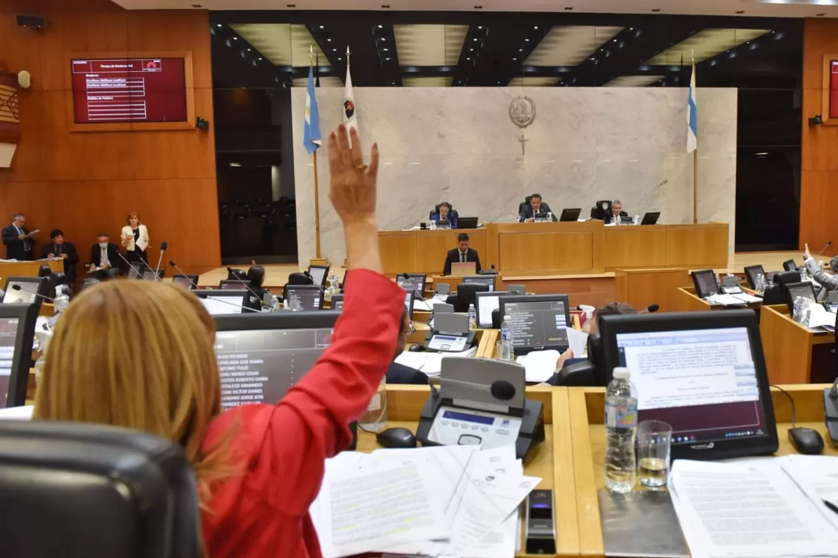 EN SESIÓN. Debate del Poder Legislativo. Foto de Prensa HLT