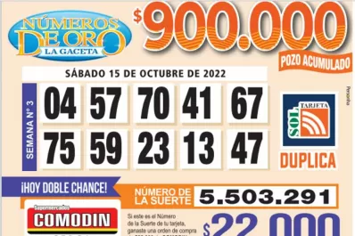 Los Números de Oro de LA GACETA