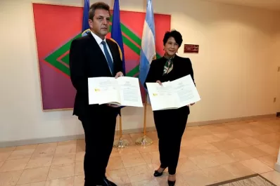 Massa firmó un préstamo