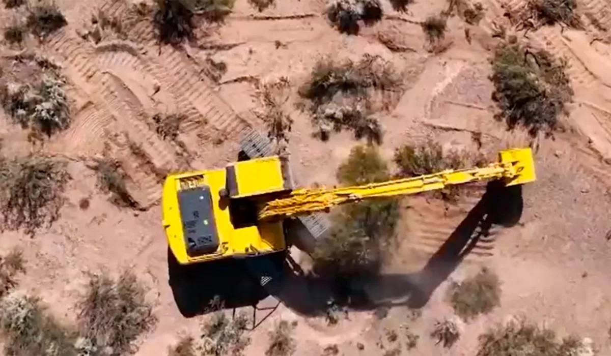 OBRA CLAVE. Arrancaron los trabajos en el sitio de inicio del gasoducto Néstor Kirchner.